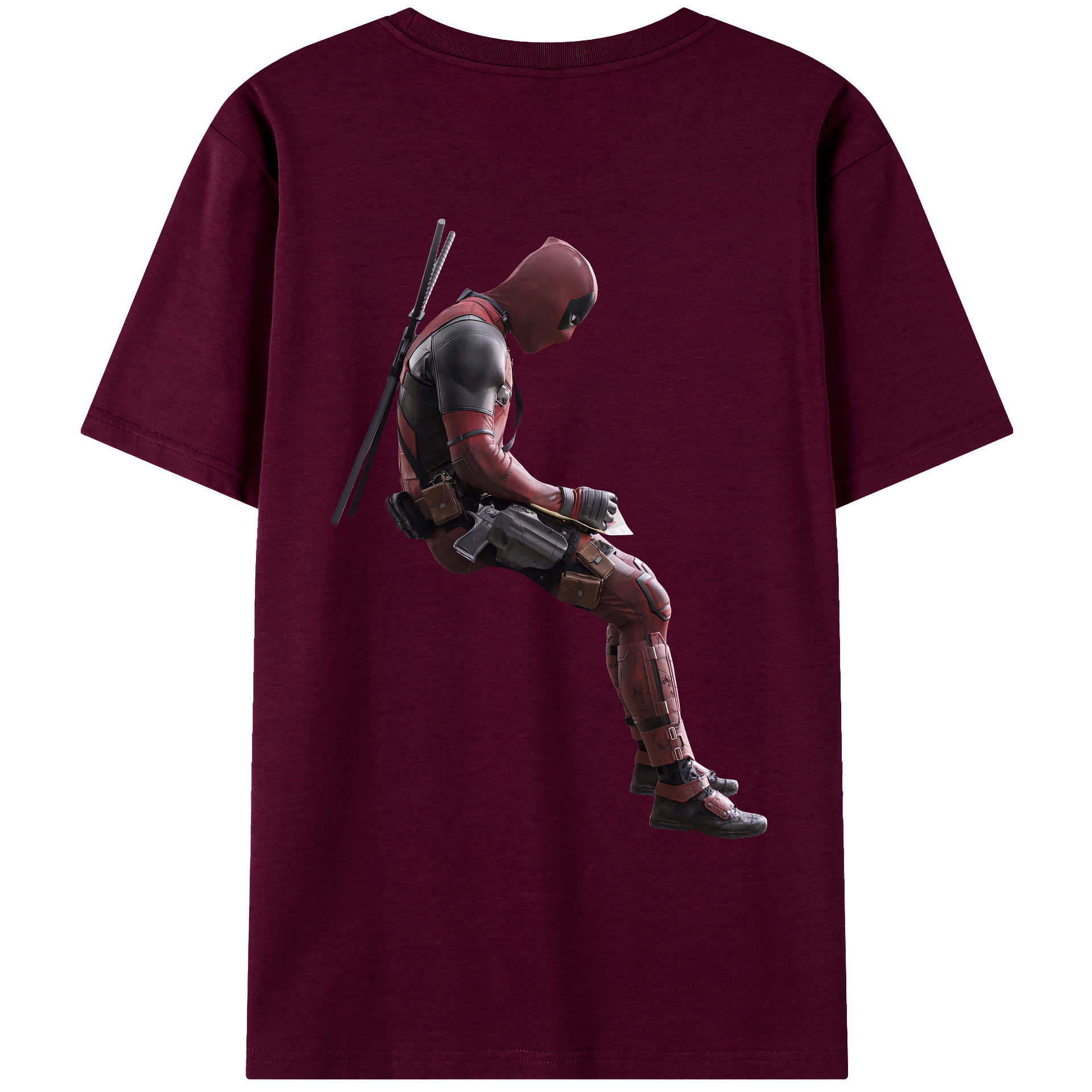 （画像用） Deadpool デッドプール レディース半袖Tシャツ(バックプリント)